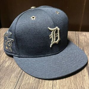 New Era Black and Gold Embroidered Cap